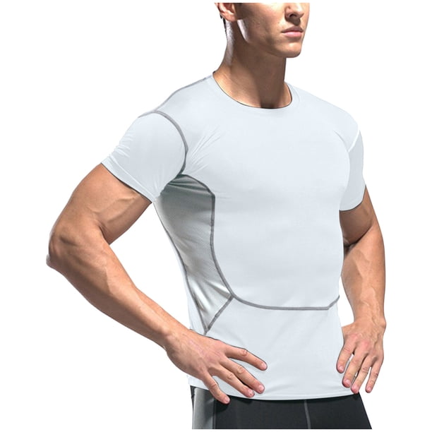 pstuiky camisetas de hombre, Camiseta/Camisa informal de manga corta con cuello redondo y bloques de color para hombre ropa de hombre l