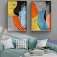 thumbnail image 3 of Advancent 2 uds pintura abstracta moda sin marco impresión arte patrón imágenes estética pared carteles decoración Interior del hogar Decoración del hogar Advancent HA010921-00, 3 of 6