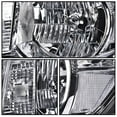thumbnail image 4 of Headlight,Fit for 05-11 Toyota Tacoma, Left and Right Headlamp Assembly Lamps Accessories (Clear Lens Chrome Housing Clear Reflector), 4 of 9