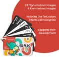 thumbnail image 3 of The Happy Start High Contrast Vision Flash Cards, 23 Count, 1 Pack (English & Chinese), 3 of 8