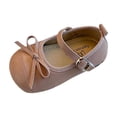 thumbnail image 3 of Viluyesy Girls’ Spring Summer Leather Flat Shoes – Soft Sole Comfortable Fashion Footwear with Bowknot Detail and Timeless Minimalist Design Pink Size 10.5, 3 of 9