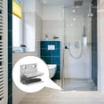 thumbnail image 3 of EXHUMKY 1 Set Silver Shower Door Bottom Guide for Glass Shower Doors and Bathroom Installation Needs, 3 of 5