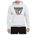 thumbnail image 2 of My Savior is Tougher than Nails Bible Verse | Male Inspirational/Christian Hooded Sweatshirt Graphic Hoodie, White, 2XL, 2 of 3