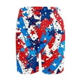 thumbnail image 4 of Gspmoly Shorts de Course pour Femmes, Leggings d'Été Taille Haute à Imprimé pour la Fête de l'Indépendance pour Femmes, Shorts de Plage, Shorts de Randonnée pour Femmes, Articles en Liquidation Multicolore P, 4 of 5