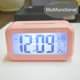thumbnail image 4 of Table despertador reloj digital Dormitorio Sensor de temperatura Termómetro Termómetro de retroiluminación Calendario Portátil Snooze Relojes Hogar Rosa Advancent EL006195-06B, 4 of 7