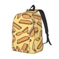 thumbnail image 2 of Balery Hot Dogs Vintage Canvas Backpack for Men and Women - Large Capacity, Durable Travel Laptop Bag for School, Work, Hiking, and Outdoor Activities, 2 of 7