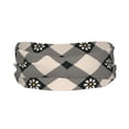 thumbnail image 2 of Lsque Daisy Plaid Black Pattern Sweatbands Sports Headband for Men & Women - Moisture Wicking Athletic Cotton Terry Cloth Sweatband for Tennis, Basketball, Running, 2 of 9