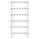 thumbnail image 4 of Perchas Armario Ropa Metal Universales Toroidales Estantes Prácticos (4 Piezas), 4 of 5