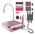 thumbnail image 2 of 4 en1 Taladro Para Uñas Pulidor Esmeril Drill Profesional Extractor Polvo Acrilicas Eo Safe Imports Rosa, 2 of 5