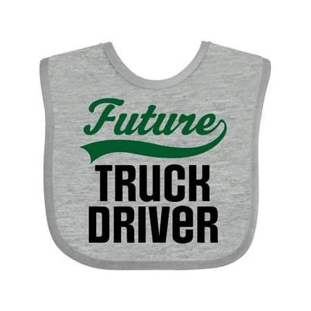 

Inktastic Future Truck Driver Gift Baby Boy Bib