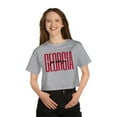 thumbnail image 3 of UGA Dawgs Tall Team Colors Champion Crop Tee, 3 of 3