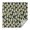 Darkblue Daisy Flower, variant on Darkgray Daisy Flower Green Leaves Pattern Square Tablecloth,Waterproof Square Table Cover,Wipeable Spillproof Washable Table Cover for Home Kitchen Party Decor 42"X42"(107x107cm)