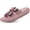 Pink, variant on Sandals for Women and Men - Pillow Slippers - Double Buckle Adjustable Slides - EVA Flat Sandals