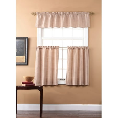 Fleetwood Kitchen Curtains And Valance Set Walmart Com