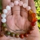 thumbnail image 4 of Pulsera de cristal y las mujeres de cuarzo rojo verde piedra con cuentas de joyería de energía, 4 of 6