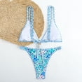 thumbnail image 5 of Womens Floral Bikini Sets High Waisteded Bikini Sets Two Piece Swimsuit for Women Trendy Swim Suits for Women 2026 Beach Pool Party, 5 of 7