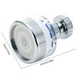 thumbnail image 2 of Faucet Aerator Splash Filter - Small Size, Water Saving & Pressure Boosting Bubbler for Kitchen/Bathroom Faucets, 2 of 5