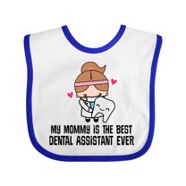 Inktastic Dental Assistant Mommy Girls Baby Bib