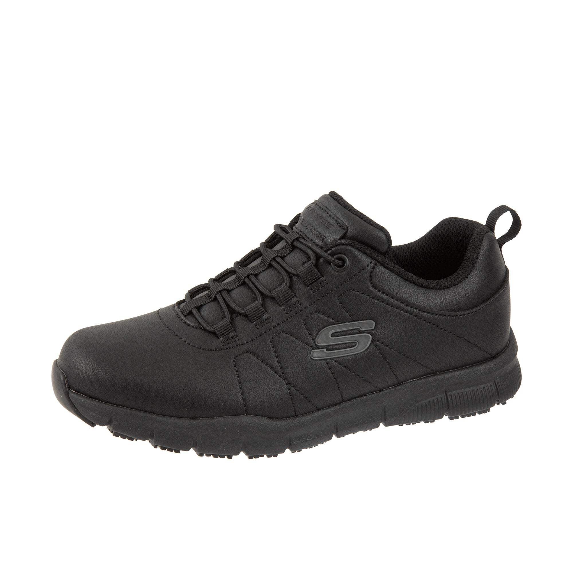 Skechers Work Women's Nampa Bungee Slip Resistant Athletic Shoe