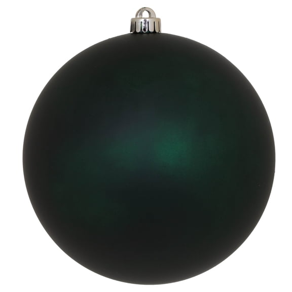 Vickerman 8" Midnight Green Matte Ball Ornament