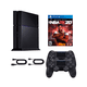 thumbnail image 1 of Sony PlayStation 4 PS4 1TB Original Console - Refurbished Bundle with NBA 2K20 Game and 2 RetroFam Wireless Controllers, 1 of 6