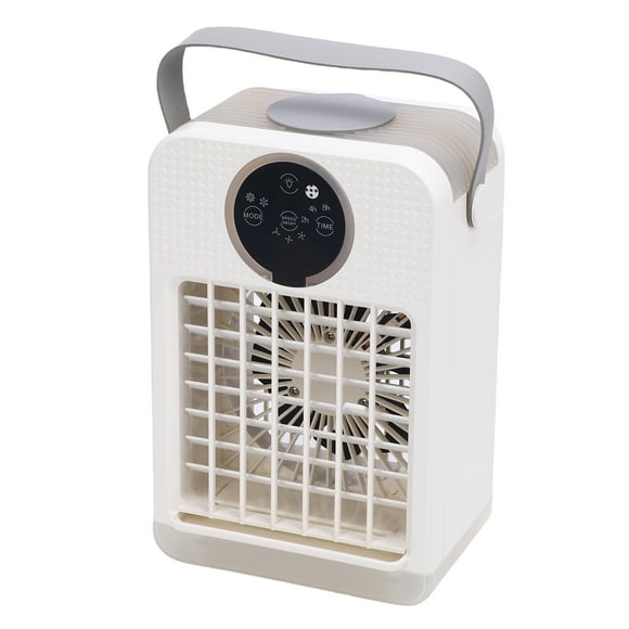 Evaporative Air Cooler, Mini AC Fan Beehive Inlet Low Noise for Bedroom