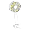 thumbnail image 1 of Monstrate Mini ventilador de refrigeración portátil de verano, enfriador de aire portátil ajustable para clima cálido, soporte para teléfono Accesorios para electrodomésticos Blanco, 1 of 6