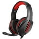 thumbnail image 1 of Auriculares para juegos de 3,5 mm, consola de juegos para computadora, auriculares estéreo para montaje en la cabeza con micrófono y luz LED Advancent EL5127-01B, 1 of 2