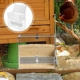 thumbnail image 5 of Comedero automático de acrílico para pollos Rutin, comedero transparente para loros y aves., 5 of 5