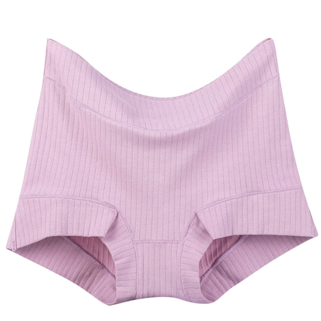 Womens Plus Size Underwear Cotton High Waisted Strech Soft Full Coverage Briefs Ladies Postpartum Panties