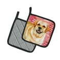 thumbnail image 2 of Caroline's Treasures Golden Retriever Love Pair of Pot Holders, 2 of 2