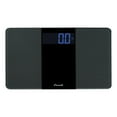 thumbnail image 2 of Escali EW180 Extra Wide Platform Bathroom Body Scale, LCD Digital Display, 400lb Capacity, Black, 2 of 7