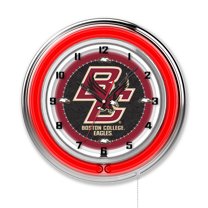 Boston College 19" Double Neon Wall Clock