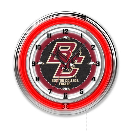 Boston College 19 Double Neon Wall Clock