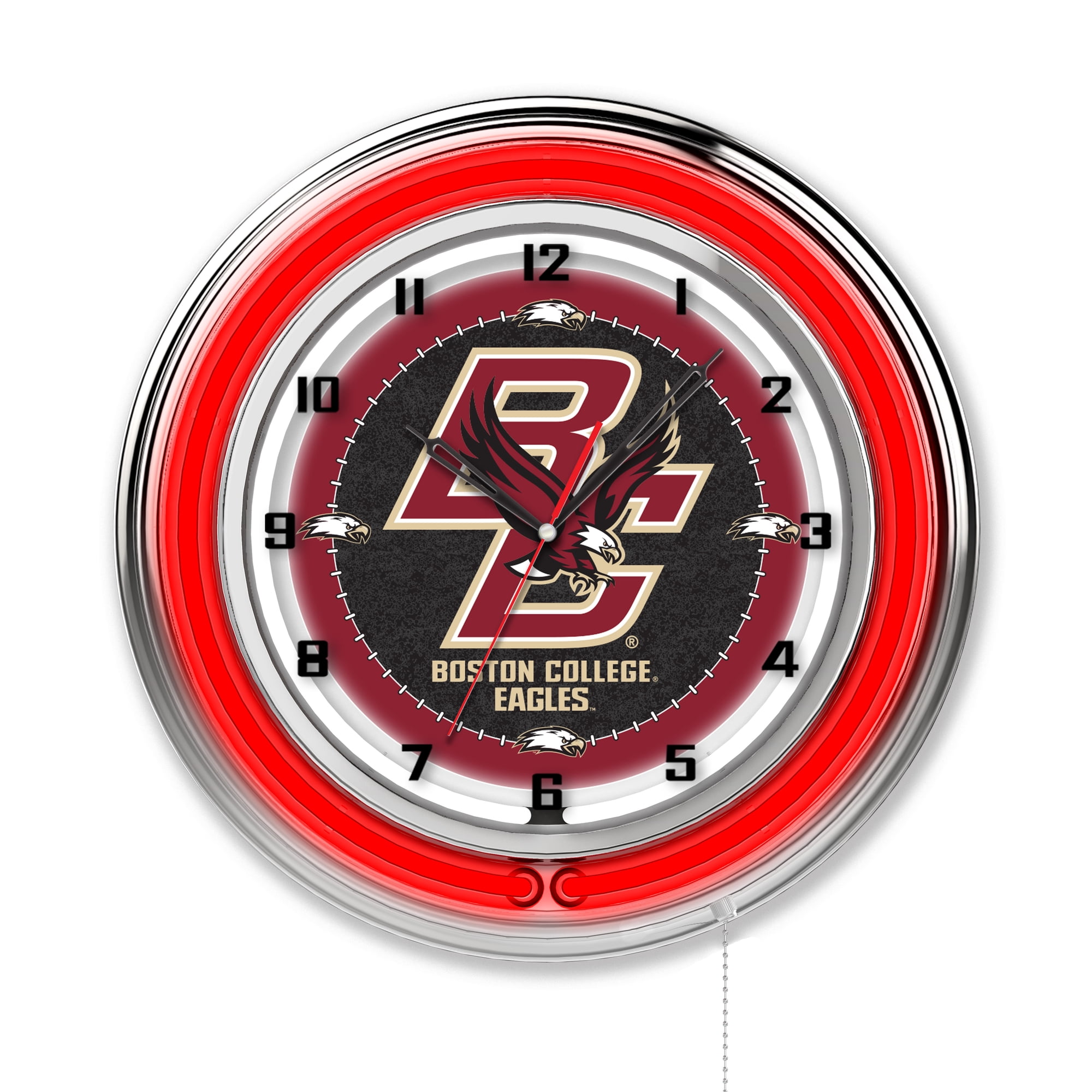 Boston College 19 Double Neon Wall Clock