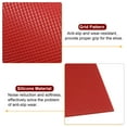 thumbnail image 4 of Uxcell 4Pcs Shoe Sole Protector 5.12"x3.15" Shoe Bottom Grip Pads Non-Slip Noise Reduction Silicone for High-Heels, Red, 4 of 6