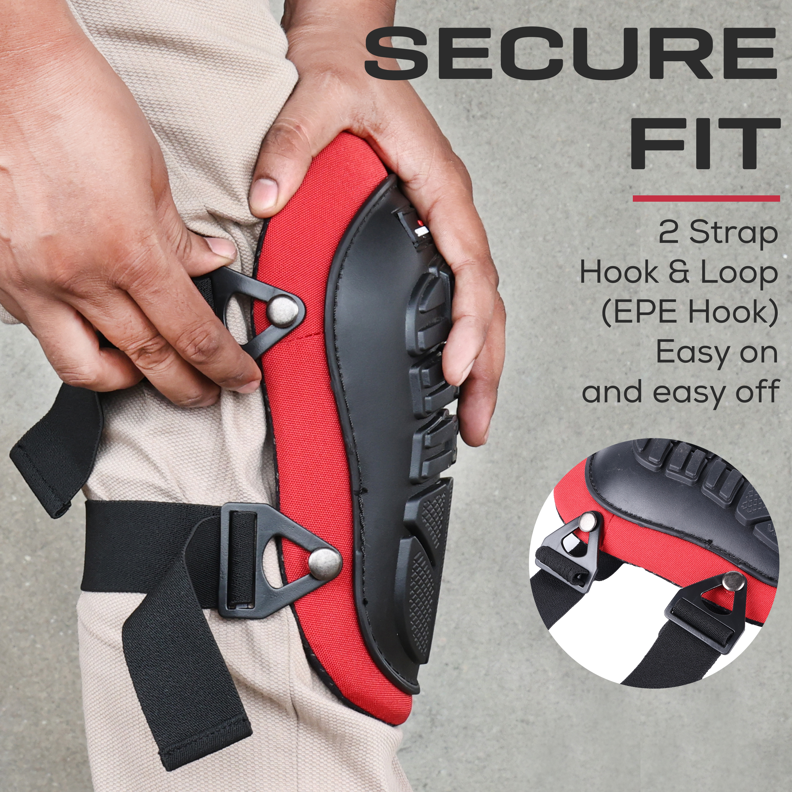 Safe Handler Gel Knee Pads with Foam Cushioning photo 8