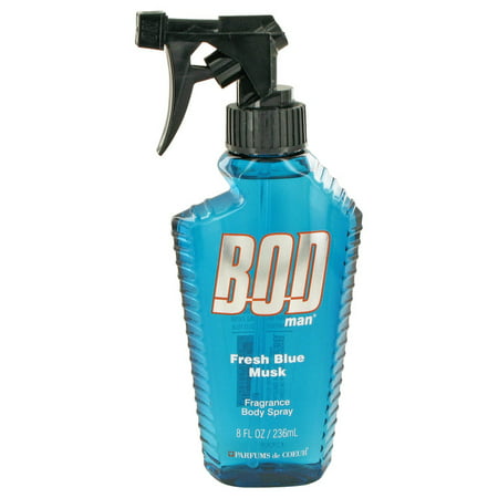 BOD Man Fresh Blue Musk Body Spray for Men, 8 Oz (Best Female Musk Fragrances)