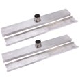 thumbnail image 1 of 2X Linear Channel Floor Drain Gate Stainless Steel Type Shower Bathroom Drain Cover Invisible Large Floor Drain 50Cm, 1 of 8