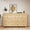 Natural 7 Drawers, variant on 6 Drawer Dresser for Bedroom, Wooden Chest of Drawers, Fluted TV Stand, Storage Organizer for Living Room, Hallway and Entryway, Natural Oak