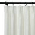 thumbnail image 6 of TWOPAGES Light Filtering Curtain Cotton Drape Pinch Pleat Curtain for Living Room, 1 Panel, 52"x84", Off White, 6 of 6