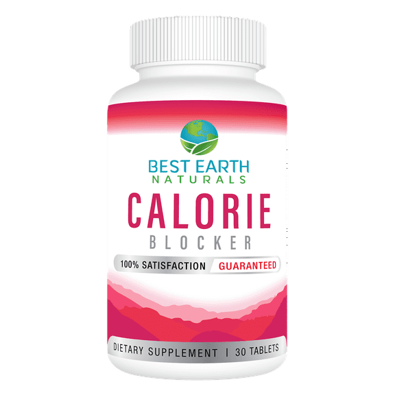 Best Earth Naturals Calorie Blocker with Vitamin C & Herbs, Dietary Supplement for Men & Women, 30Ct