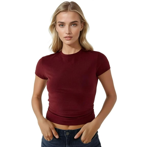 Slim Fit Soft Touch Cotton Crew Neck T-Shirt