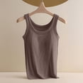 thumbnail image 2 of Ashirexll Womens Summer Tops Ladies Camisole Built in Bra No Steel Rings Solid Color T Shirts., 2 of 6
