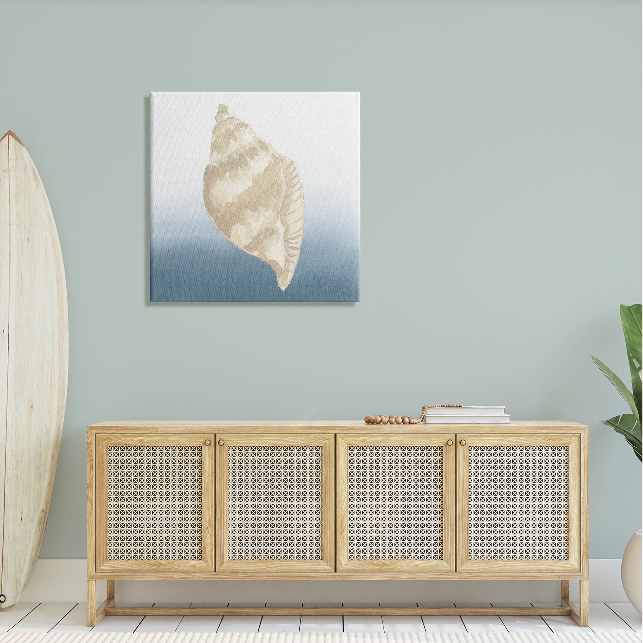 Casual Conch Nautical Life Animals & Insects Graphic Art Gallery Wrapped Canvas Print Wall Art