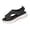 Black, variant on Comfortable Sandals For Women Knit Fabric Open Toe Slingback Platform Footwear For Walking And Casual Outdoor Use