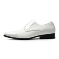 thumbnail image 2 of Zapatos Oxford de Charol para Hombre Bruno Marc Blanco Talle 9, 2 of 9