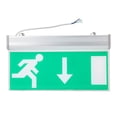 thumbnail image 1 of LED Emergency Exit Sign Light - Acrylic Safety Indicator - 110-220V, 1 of 8