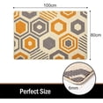 thumbnail image 2 of Felpudo antideslizante con forma geométrica, tapete absorbente antideslizante para el hogar, resistente al desgaste, interior, exterior, entrada, escalera, pasillo, tapete de jardín, beige,, 2 of 5