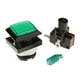 thumbnail image 4 of Botón de Arcade Macarena Cuadrado 33 Interruptor Led DC12V Verde, 4 of 7